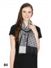 Unisex Reversible Houndstooth Print Scarf